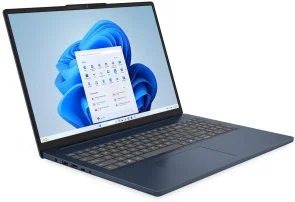 Фото: Ноутбук Lenovo IdeaPad Slim 3 16IRH10 83K2005LRA Cosmic Blue - 16" IPS 60 Гц / Intel Core i5 / i5-13420H / DDR5 16 ГБ / PCI-E SSD 512 ГБ / Intel UHD Graphics № 2 | KTC