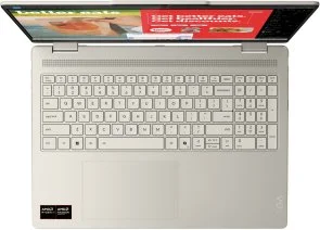 Фото: Ноутбук Lenovo Yoga 7 2-in-1 16AKP10 83JU001LRA Seashell - 16" OLED 120 Гц / AMD Ryzen AI 7 / 350 / DDR5 32 ГБ / PCI-E SSD 1 ТБ / Radeon Graphics № 6 | KTC
