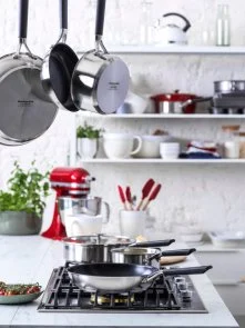 Фото: Набір сковорідок KitchenAid CSS 20cm/ 24cm/ 28cm 3pcs (CC005708-001) № 6 | KTC