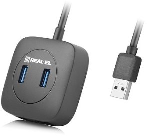 USB-хаб Real-EL 4 Port HQ-187 (EL123110010)