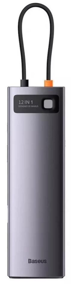 USB-хаб Baseus Metal Gleam Series 12in1 Gray (WKWG020213)