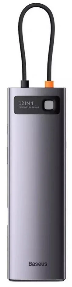 Фото: USB-хаб Baseus Metal Gleam Series 12in1 Gray (WKWG020213) № 6 | KTC