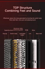 Ajazz AK680 Max Magnetic Switch RGB USB Black (AK680-WM-B-A)