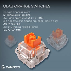 Клавіатура GamePro Asgard Valhalla MK160B Pro RGB WL/BT/USB White (MK160W Pro)
