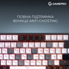 Фото: Клавіатура GamePro Asgard Valhalla MK160B Pro RGB WL/BT/USB Black № 4 | KTC