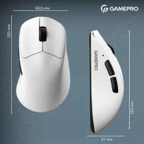 Фото: Миша GamePro Asgard Surt WL/BT/USB White (GM017W) № 17 | KTC