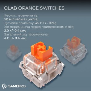 Клавіатура GamePro Asgard Valhalla MK210B Pro RGB WL/BT/USB White (MK210W Pro)