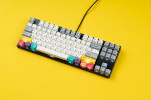 Клавіатура Varmilo APT87 CMYK C-TK Brown White LED WL/BT/USB (A92A024D3A5A17A007)