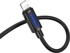 Аудіокабель та аксесуар BOROFONE BL20 Jack 3.5mm / Lightning 1m Black