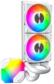 Фото: Система рідинного охолодження Montech Hyperflow ARGB 240 White (HYPER FLOW ARGB 240 (W)) № 2 | KTC