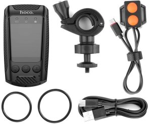 Відеореєстратор Hoco DV104 4K Riding recorder Black (6942007646000)