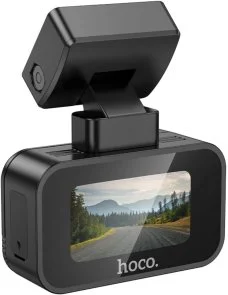 Фото: Відеореєстратор Hoco DV10 mini screen dashcam Black (6942007638630) № 3 | KTC
