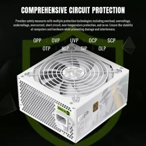 Фото: Блок живлення Gamemax 650W GP 650B White (GP 650B WH) № 9 | KTC
