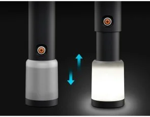 Фото: Ліхтар ручний JIMIHOME Flashlight Black (JM-G3801) № 7 | KTC