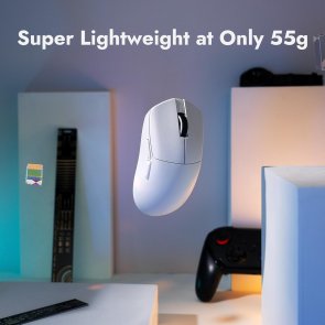Миша Lemokey G1 8K WL/BT/USB White (G1-A2)