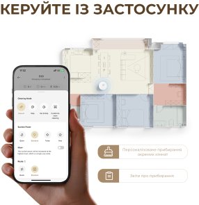 Робот-пилосос Dreame Bot D20 White (RLD35GA)