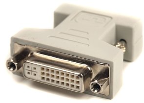 Перехідник PowerPlant VGA M / DVI F White (CA910687)