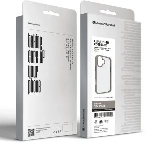 Фото: Чохол ArmorStandart for Apple iPhone 16 Plus - UNIT2 Titanium Grey (ARM79287) № 2 | KTC
