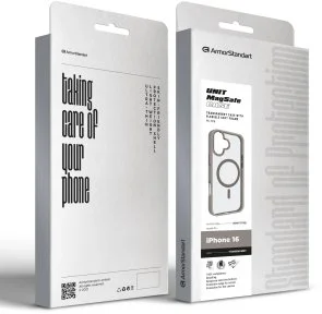 Фото: Чохол ArmorStandart for Apple iPhone 16 - Unit MagSafe Titanium Grey (ARM78703) № 2 | KTC