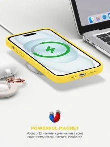 Фото: Чохол ArmorStandart for Apple iPhone 15 - ICON2 MagSafe Sunshine (ARM77011) № 9 | KTC