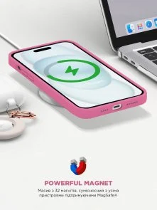 Фото: Чохол ArmorStandart for Apple iPhone 15 - ICON2 MagSafe Pink (ARM77009) № 8 | KTC