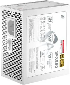 Фото: Блок живлення 1stPlayer 850W PS-850SFX SFX White (SFX-GLD-850-WH-EU) № 7 | KTC