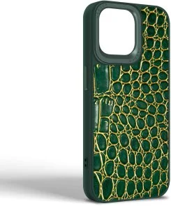 Фото: Чохол Harder for Apple iPhone 15 Pro Max - Crocosaur Green (ARM76708) № 2 | KTC
