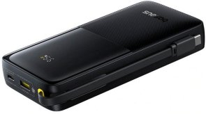 Батарея універсальна Baseus Bipow 2 20000mAh, 20W, 2xUSB, 1xType-C, Black