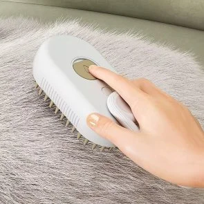 Фото: Парова щітка для тварин 3‑в‑1 Steamy Pet Brush (PCG-179) № 6 | KTC