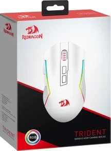 Фото: Миша Redragon Trident WL/BT White (71864) № 11 | KTC