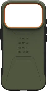 Фото: Чохол UAG for Apple iPhone 17 Pro - Civilian MagSafe Olive/Orange (114545117297) № 16 | KTC