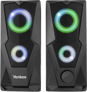 Колонки Yenkee (2.0) YSP 2003RGB (2x3Вт), Black