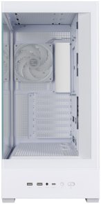 Корпус Zalman P40 DS White with window (P40DSWHITE)