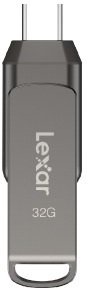 Флешка USB Lexar JumpDrive Dual Drive D400 32GB (LJDD400032G-BNQNG)