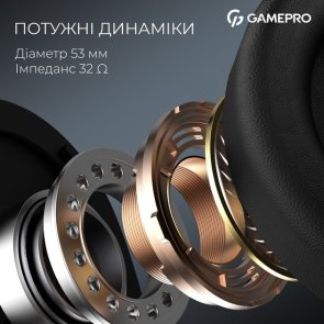 Гарнітура GamePro Asgard Skald Black (HSW160B)