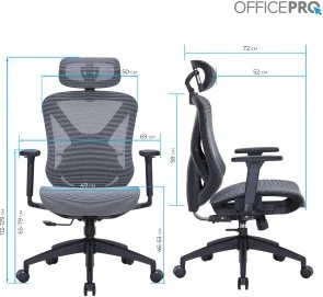 Фото: Крісло OfficePro Atlas OC630-B-DG-DG Black/Dark Gray № 7 | KTC