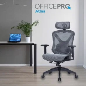 Фото: Крісло OfficePro Atlas OC630-B-DG-DG Black/Dark Gray № 8 | KTC