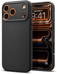 Чохол Spigen for Apple iPhone 17 Pro Max - Liquid Air Matte Black (ACS10265)