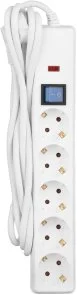 Фото: Мережевий фільтр 2E SP515OSM3WH 5/3m White (2E-SP515OSM3WH) № 5 | KTC