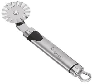 Ніж кухонний для піци та тіста Bergner Gizmo 18cm Black/Stainless steel (BG-3283)