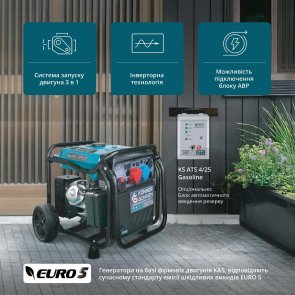 Генератор Könner & Söhnen KS 8100iE 1/3 ATSR (KS8100IE1/3ATSR)