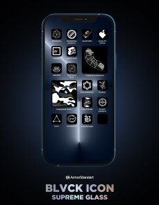 Захисне скло ArmorStandart for Apple iPhone 17 - Supreme Plus Black Icon (ARM87860)