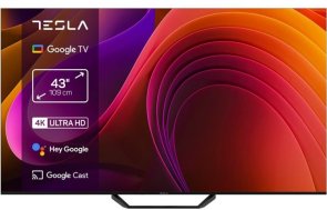 Телевізор LED Tesla 43E655BUS (Google TV, Wi-Fi, 3840x2160)