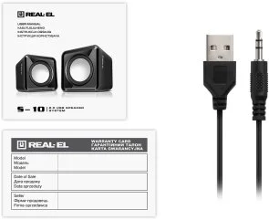 Фото: Колонки Real-EL S-10 Black (EL121100020) № 9 | KTC