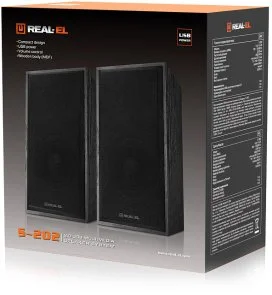 Фото: Колонки Real-EL S-202 Black (EL121200019) № 9 | KTC
