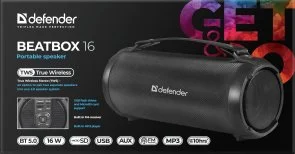 Фото: Портативна колонка Defender Beatbox 16 Black (65216) № 5 | KTC