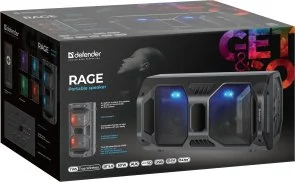 Фото: Акустика для вечірок Defender Rage Black (65109) № 9 | KTC