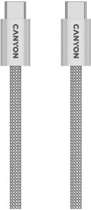 Кабель Canyon OnWire 60MG 60W Type-C / Type-C 1m Light Grey (CND-CCMG60AB15LG)
