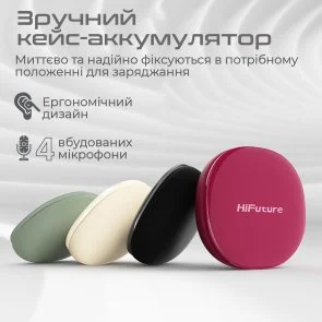 Фото: Навушники HiFuture FlyBuds4 MatchaGreen (flybuds4.matchagreen) № 5 | KTC