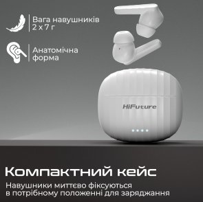 Навушники HiFuture Sonicbliss White (sonicbliss.white)